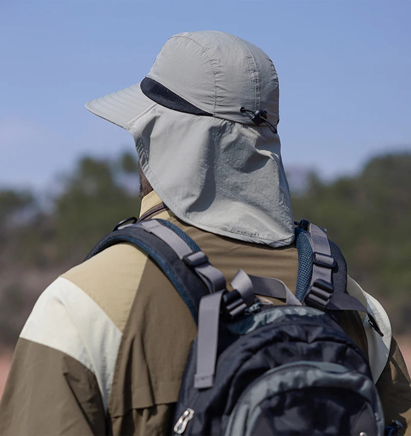 Chapéu de Pesca com Proteção Solar Respirável